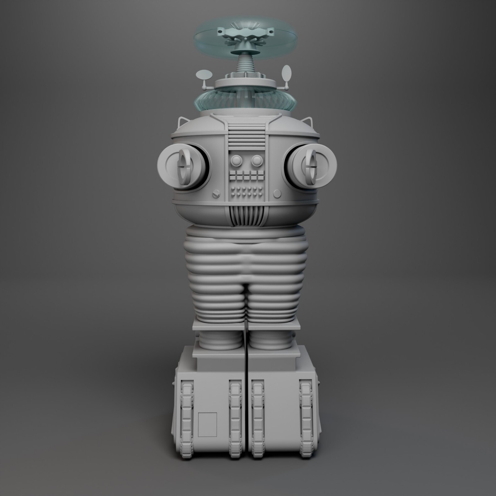 B9 Robot Lost in Space 3D Print 3.5 Feet Tall – Multiple Parts – 24in Available