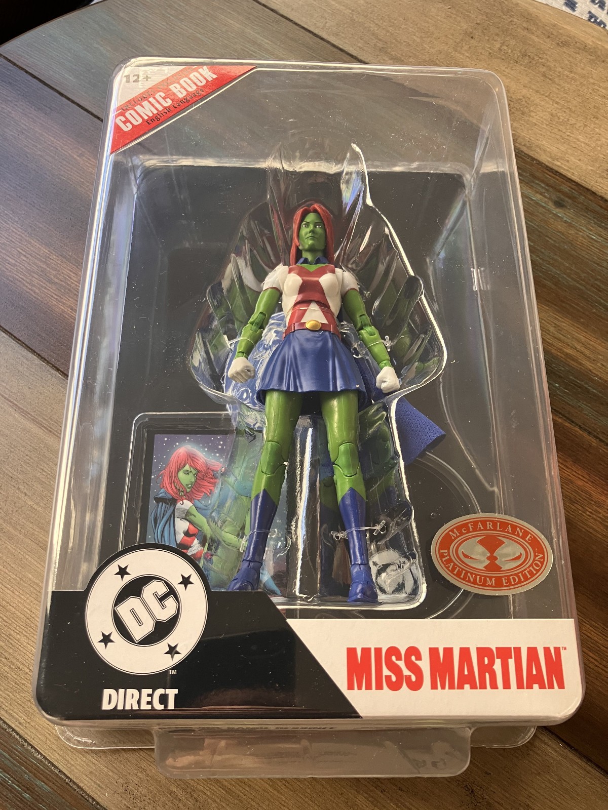McFarlane DC Multiverse MISS MARTIAN Page Puncher 7&Prime; Action Figure TEEN TITANS