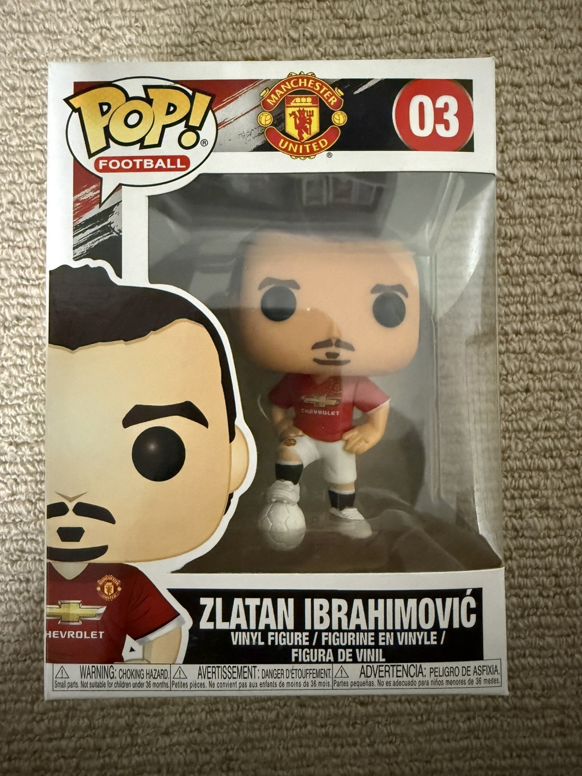 Funko Pop Zlatan Ibrahimovic 03 Manchester United Football Cancelled Rel Soccer