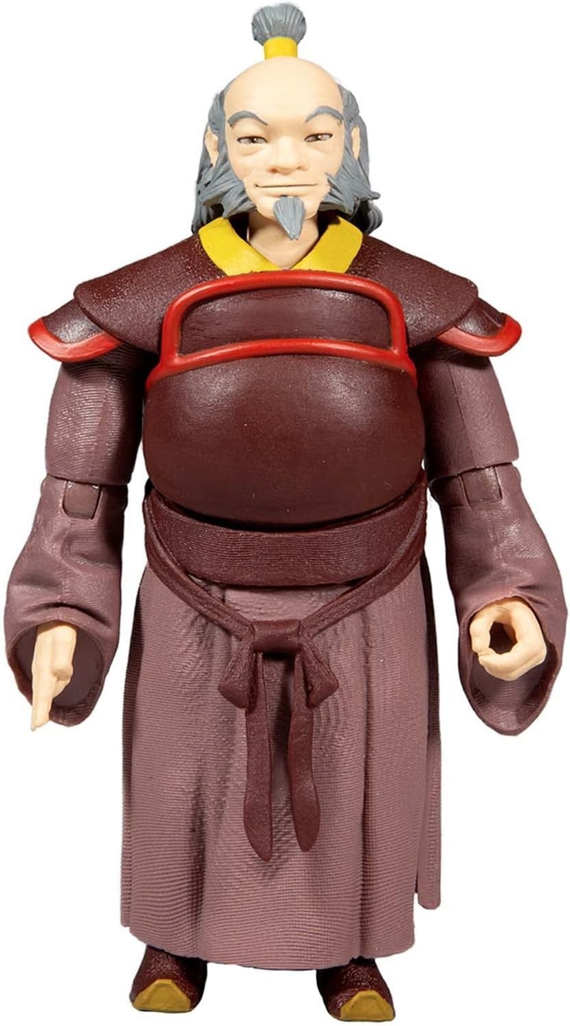Avatar TLAB Uncle Iroh 5&Prime; Action Figure with Accessories – No Assembly Required