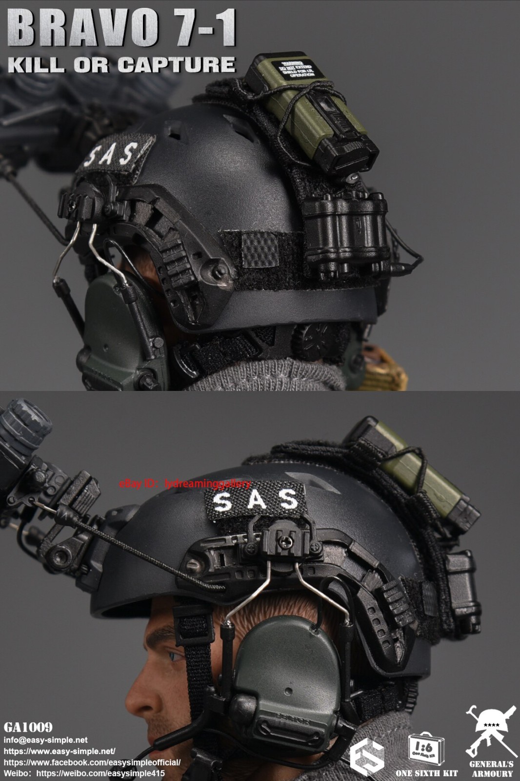 EASY&SIMPLE GA1009 BRAVO 7-1 KILL OR CAPTURE 1/6 Limited Edition Action Figure