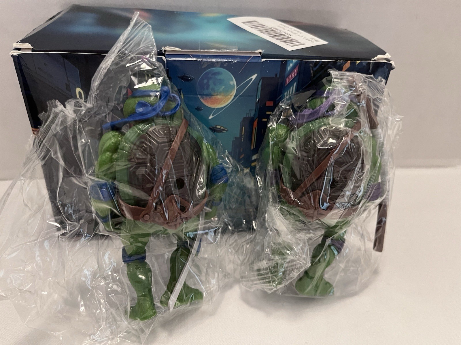 OBXAVV 4.7&Prime; Ninja Turtles Action Figures 6PCS Figure Bundle Toys Collection NIB