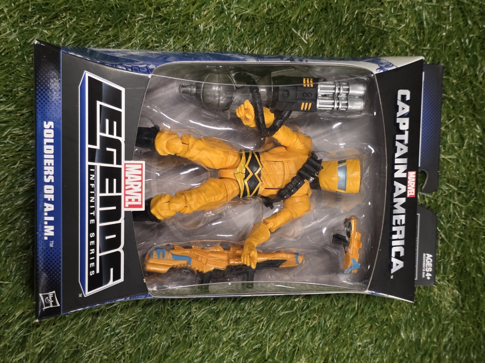 Marvel Legends Infinite Series Captain America Soldiers of A.I.M. Mandroid BAF