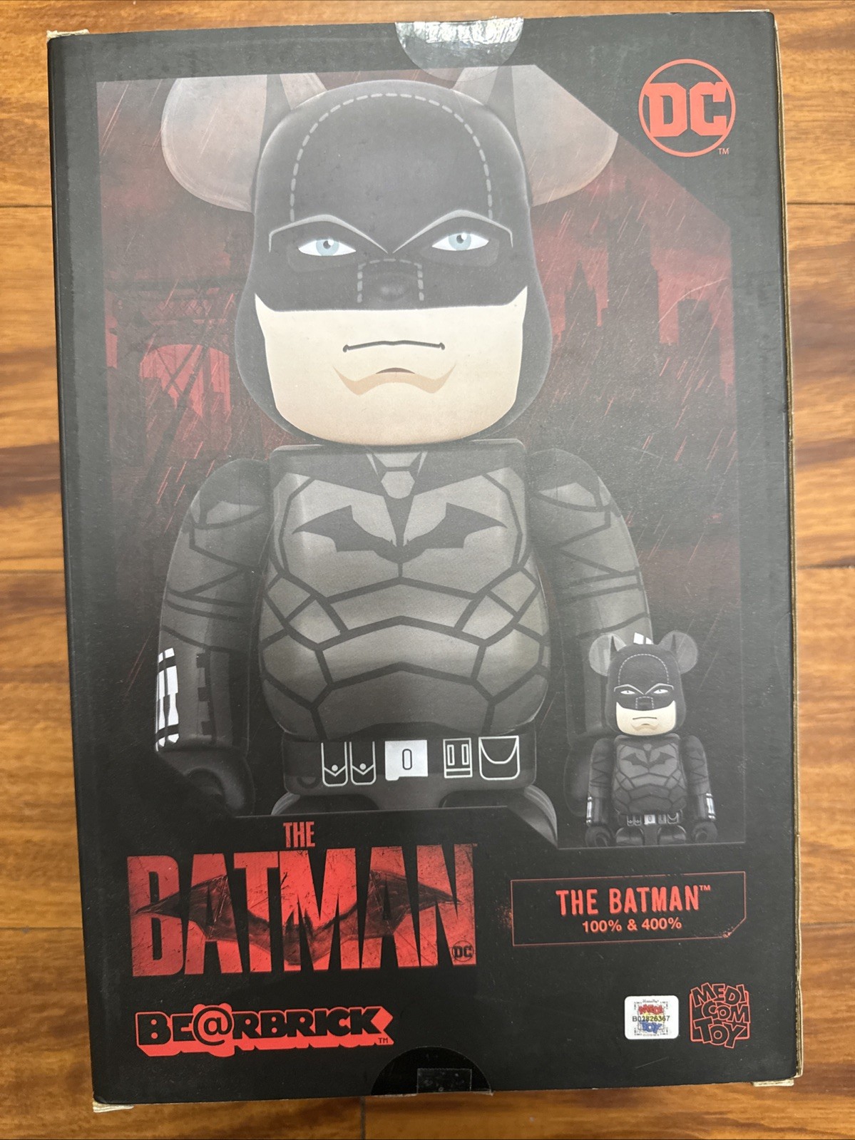 Bearbrick Medicom the Batman 100% 400% Be@rbrick