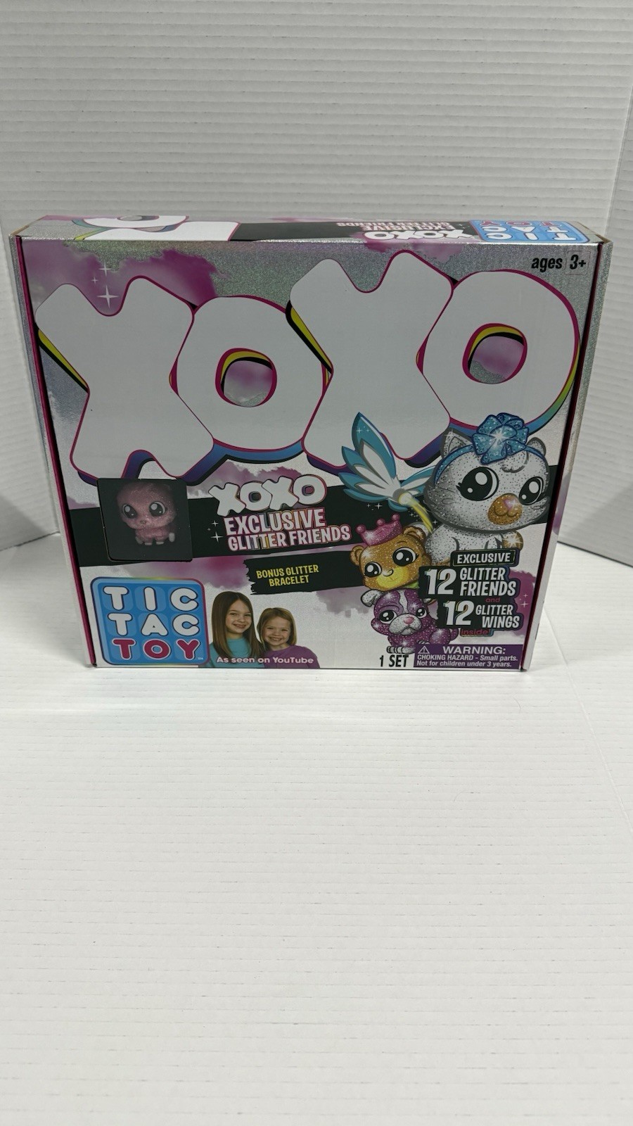 New TicTacToy Figure Set XOXO TicTacToy 12 Glitter Friends Wings Bonus Fast Ship