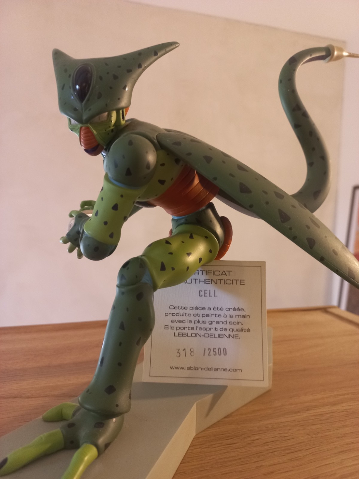 Dragon Ball Z – Cell Leblon-Delienne (2009) n°318/2500 with certificate & box