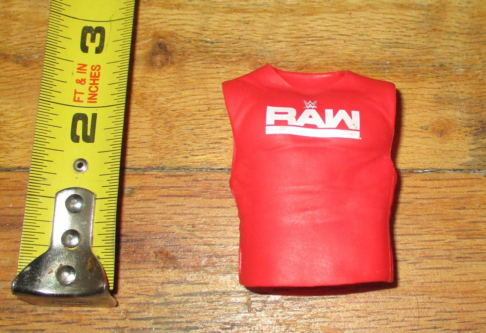 WWE Mattel Monday Night Raw shirt Elite Wrestling Figure accessory Red