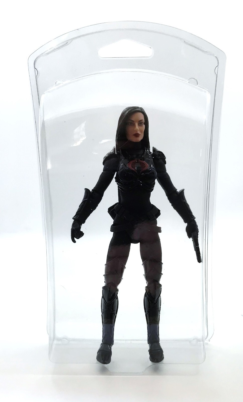 Small Medium Large curved clamshell action figure display cases GI Joe Star Wars