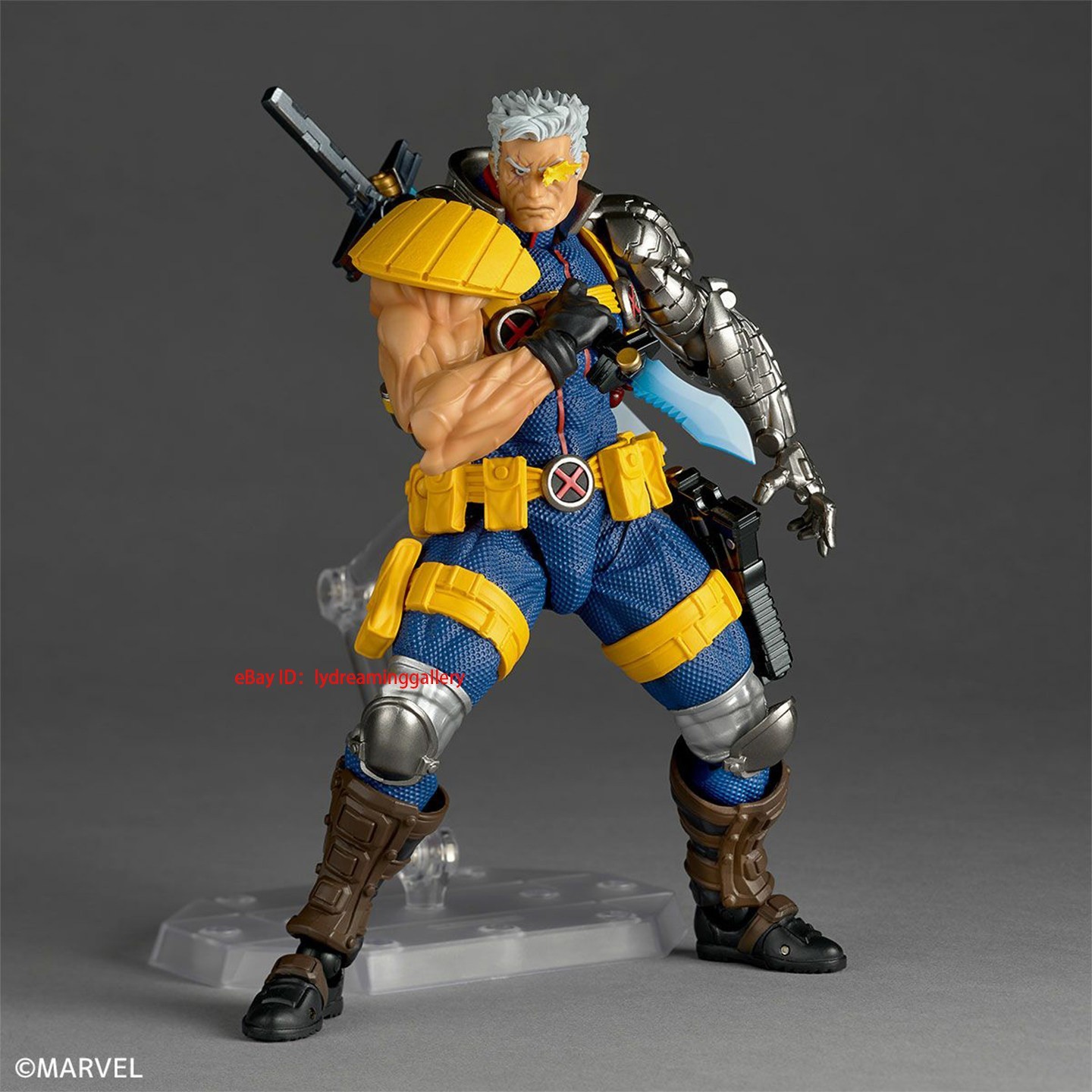 Kaiyodo Marvel X-Men Cable 1/12 Scale Limited Edition Collectible Action Figure