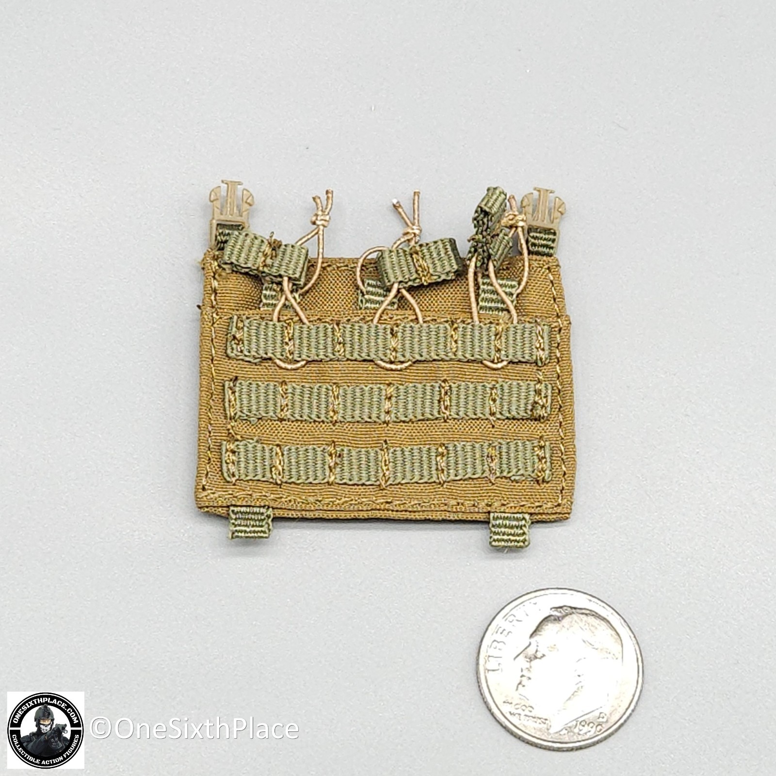 1:6 scale General&rsquo;s Armoury Bravo 7-1 Kill or Capture Triple M7 Mag Pouch