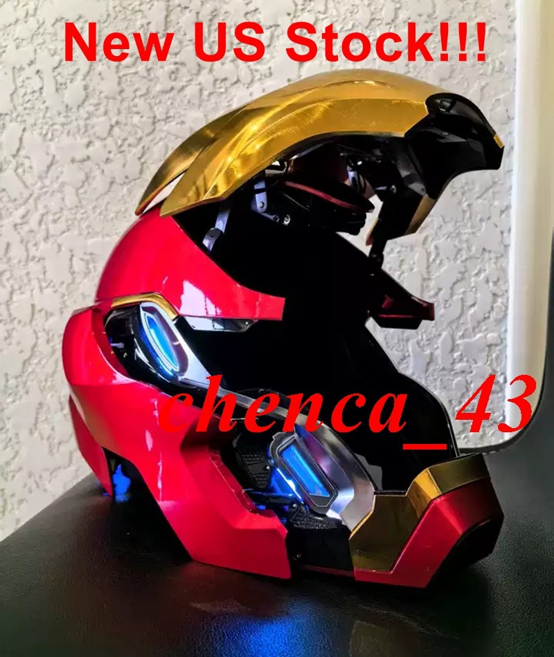 US Now!!! Friday Iron Man Mk50 1:1 Wearable Helmet w/ Remote Touch Voice Control
