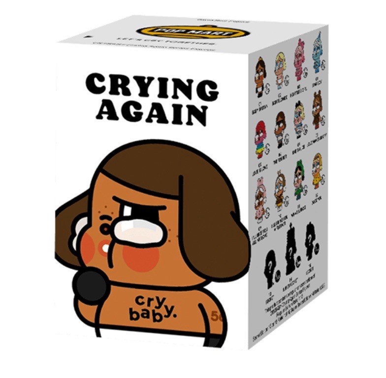 * Authentic * POP MART Crybaby Crying Again Vinyl Figurine Blind Box