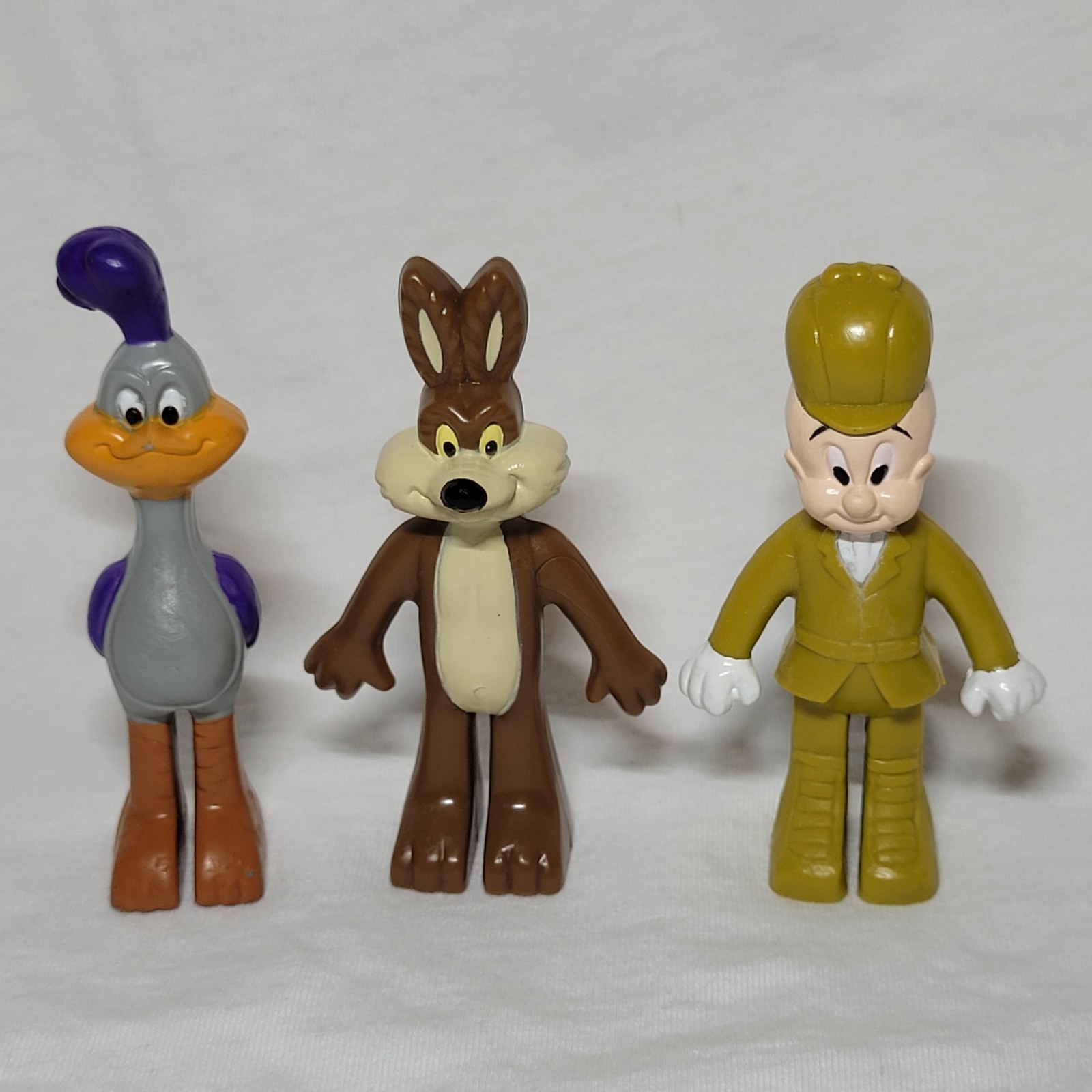1988 Warner Bros. Looney Tunes PVC Figures Set Of 3 Arby&rsquo;s Kids Meal Toys