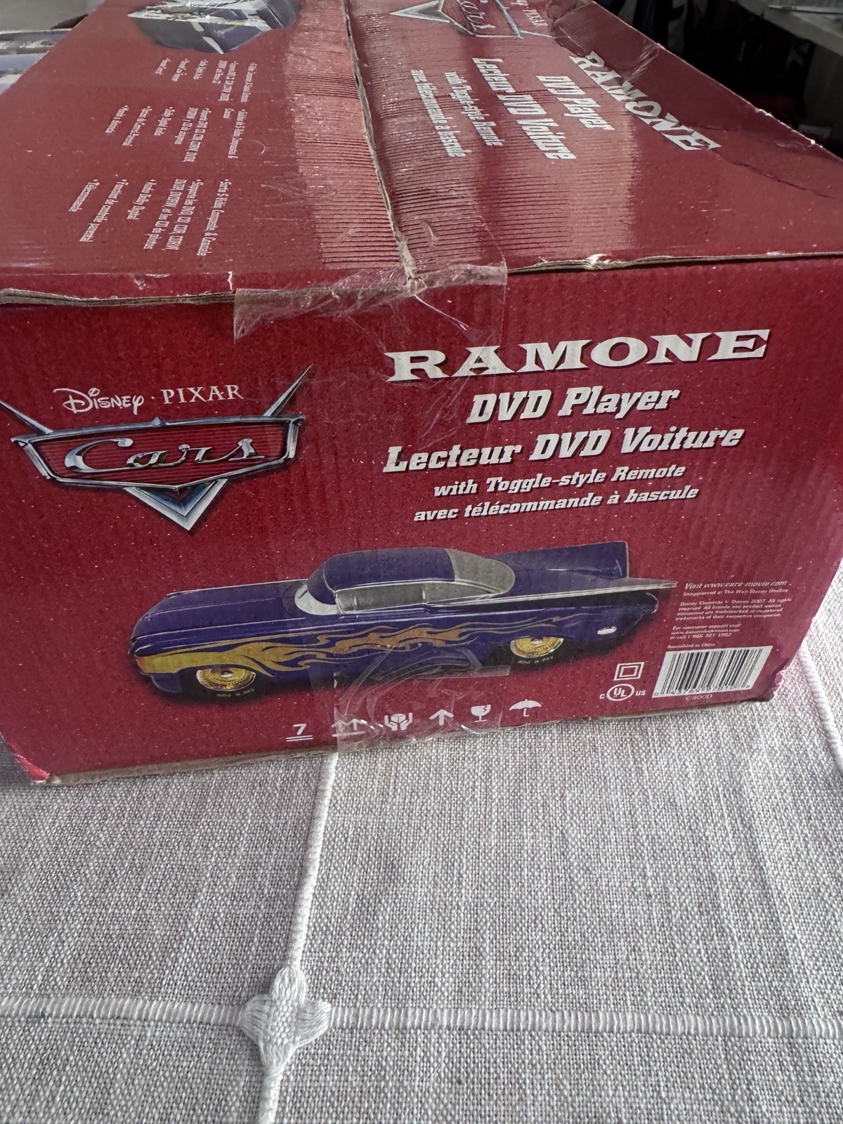 Disney Pixar Cars Ramone DVD Player – Complete in Original Box Disney BRAND NEW