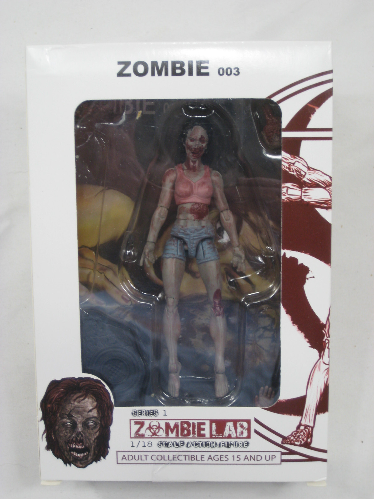 Zombie Lab 1/18 scale (4&Prime;) action figure Zombie 3