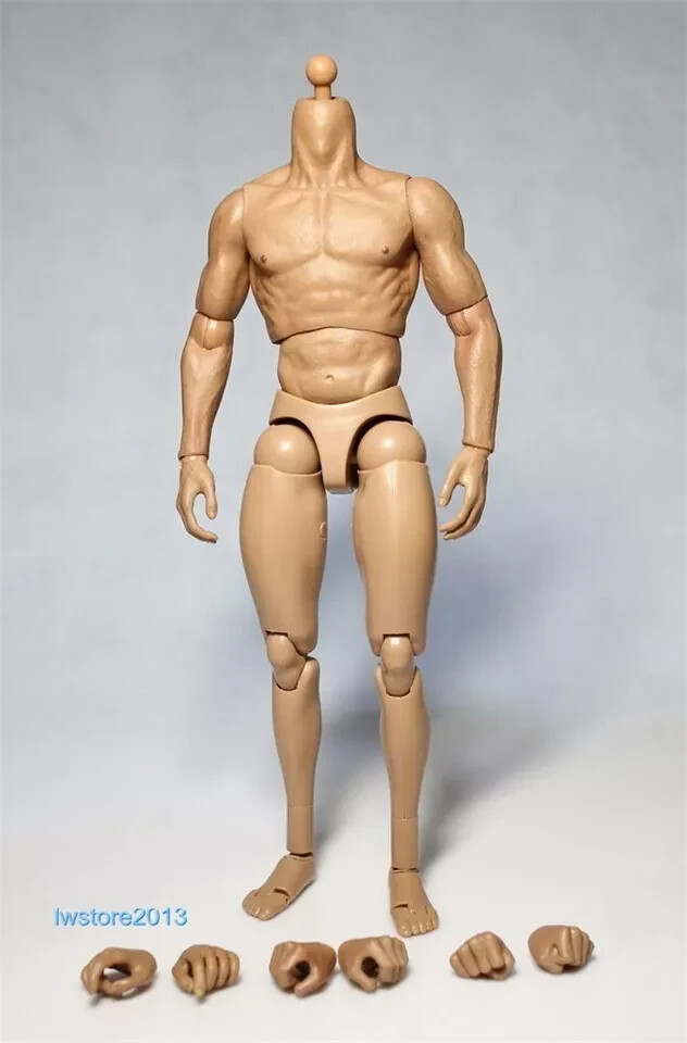 US 1/6th Male Soldier Body Toy Flexible Standard Muscle F 12&Prime; Action Figure S001