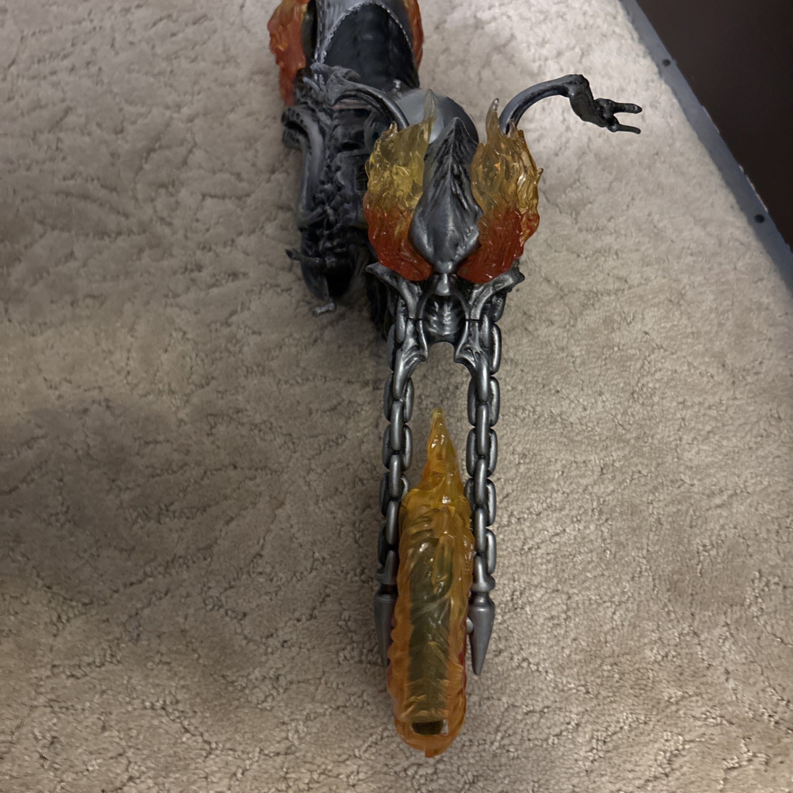2006 Hasbro • Ultimate 12” Ghost Rider • Flaming Motorcycle 20” Bike Only • Rare