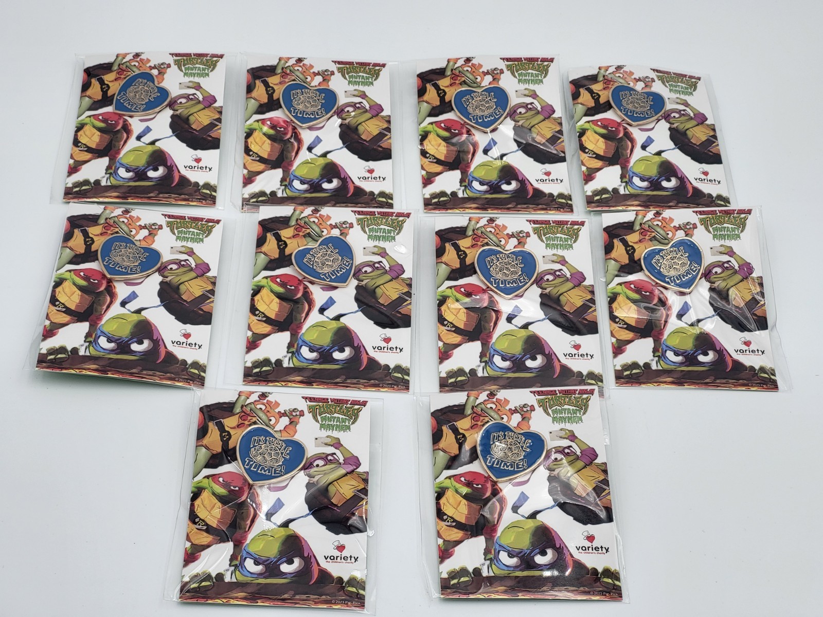Teenage Mutant Ninja Turtles Mayhem « It&rsquo;s Turtle Time » Blue Pin Leonardo 10 pcs