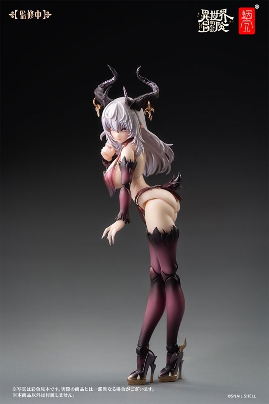 [BUNDLE] Snail Shell RPG-01 Succubus Lustia 1/12 Action Figure + FEET Parts Kit