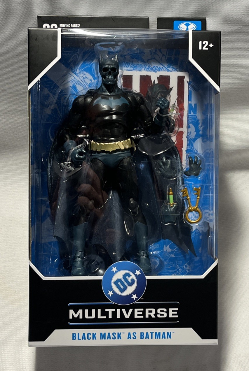 McFarlane DC Multiverse Black Mask as Batman (Beneath the Mask) 7&Prime; Action fig