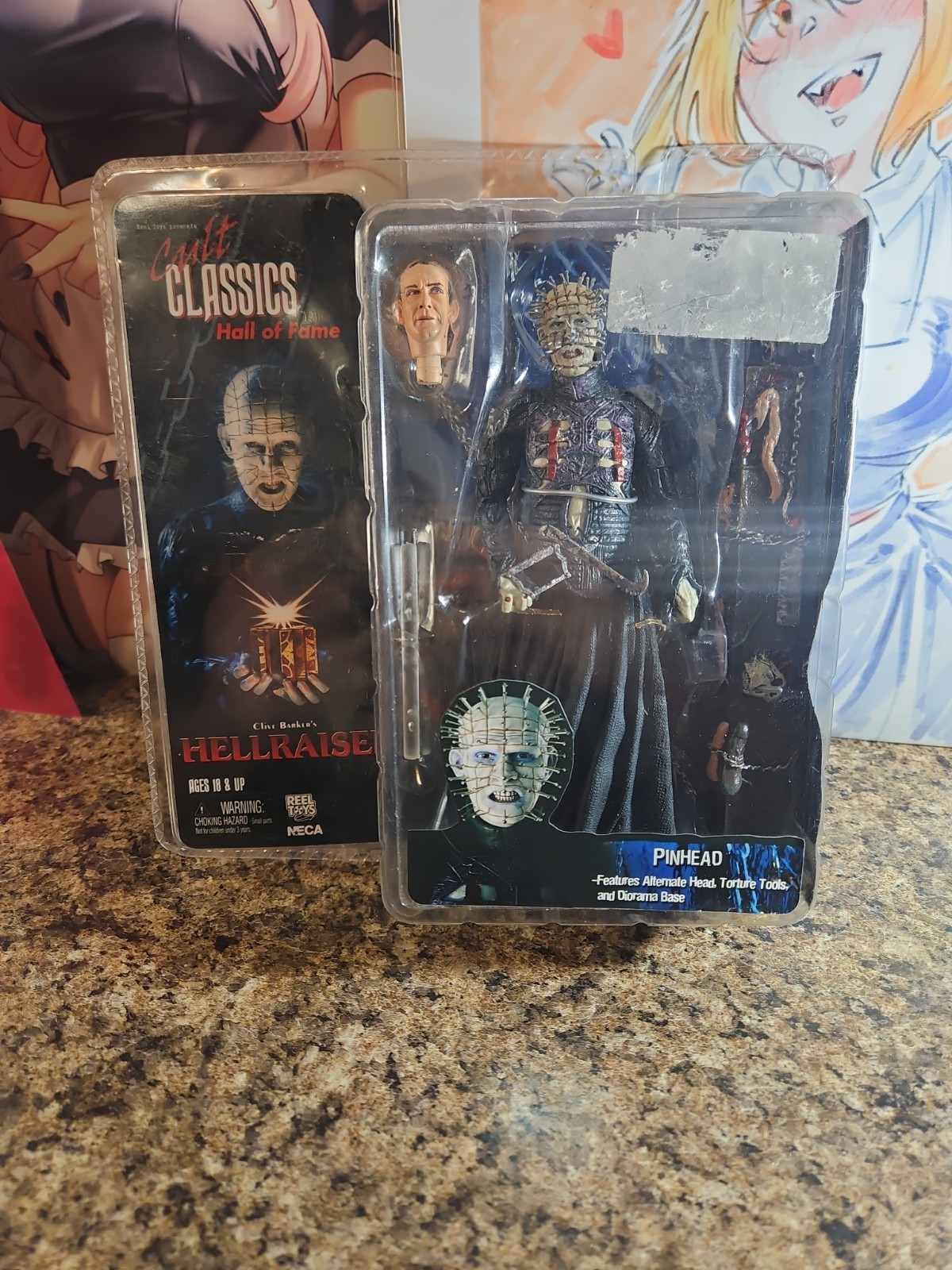 NECA Classics Hall Of Fame Hellraiser PINHEAD Action Figure 2006 Reel Toys New