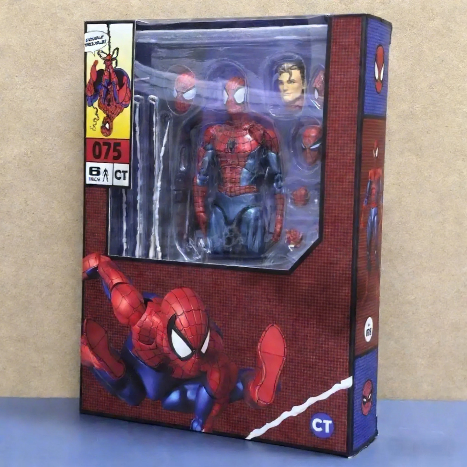 Spider-Man Comic Version Spiderman 6&Prime; Action Figure CT Toys #075 New In Box