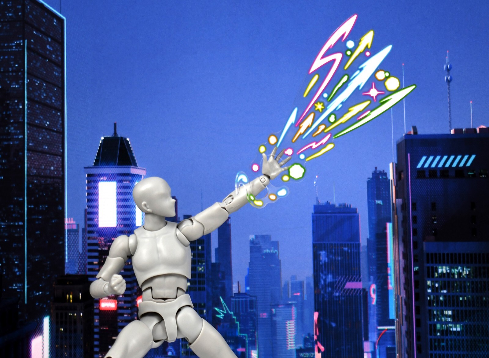 Fireworks Effect Piece Set – Great for Marvel Legends Jubilee, Dazzler