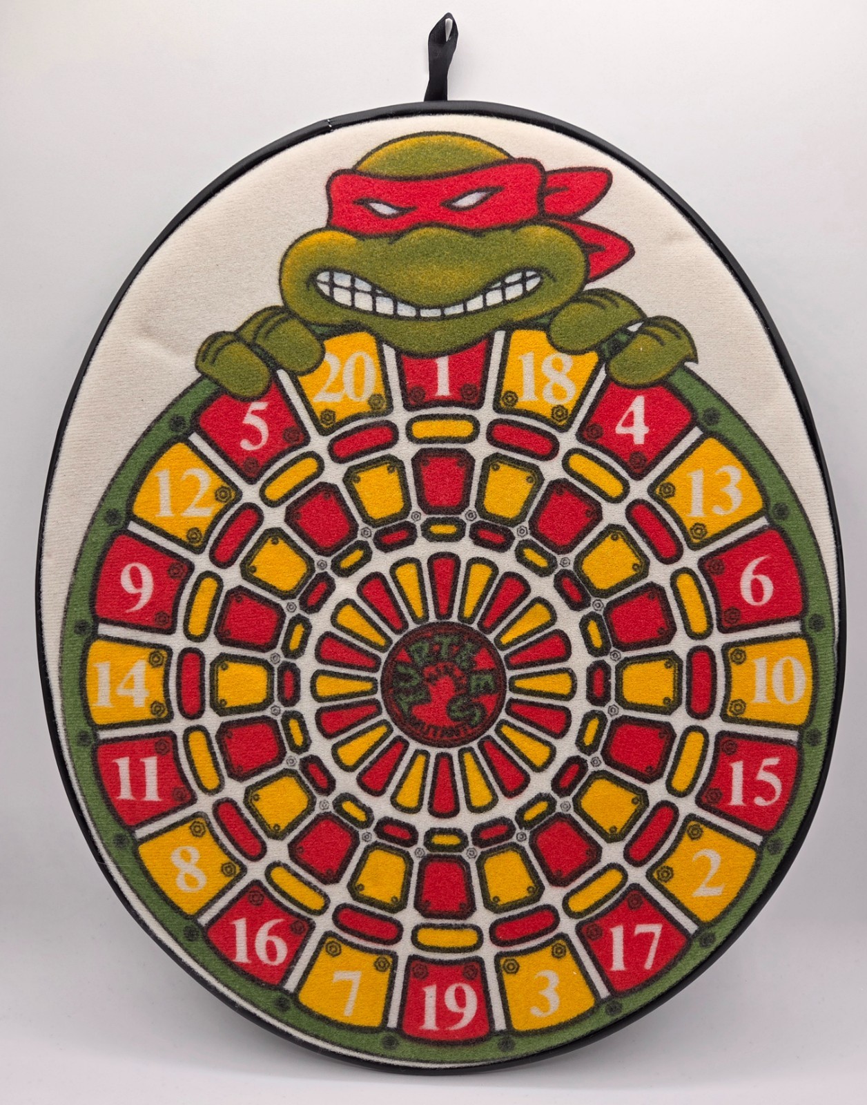 Teenage Mutant Ninja Turtles fabric dart board Board only-no darts Vintage
