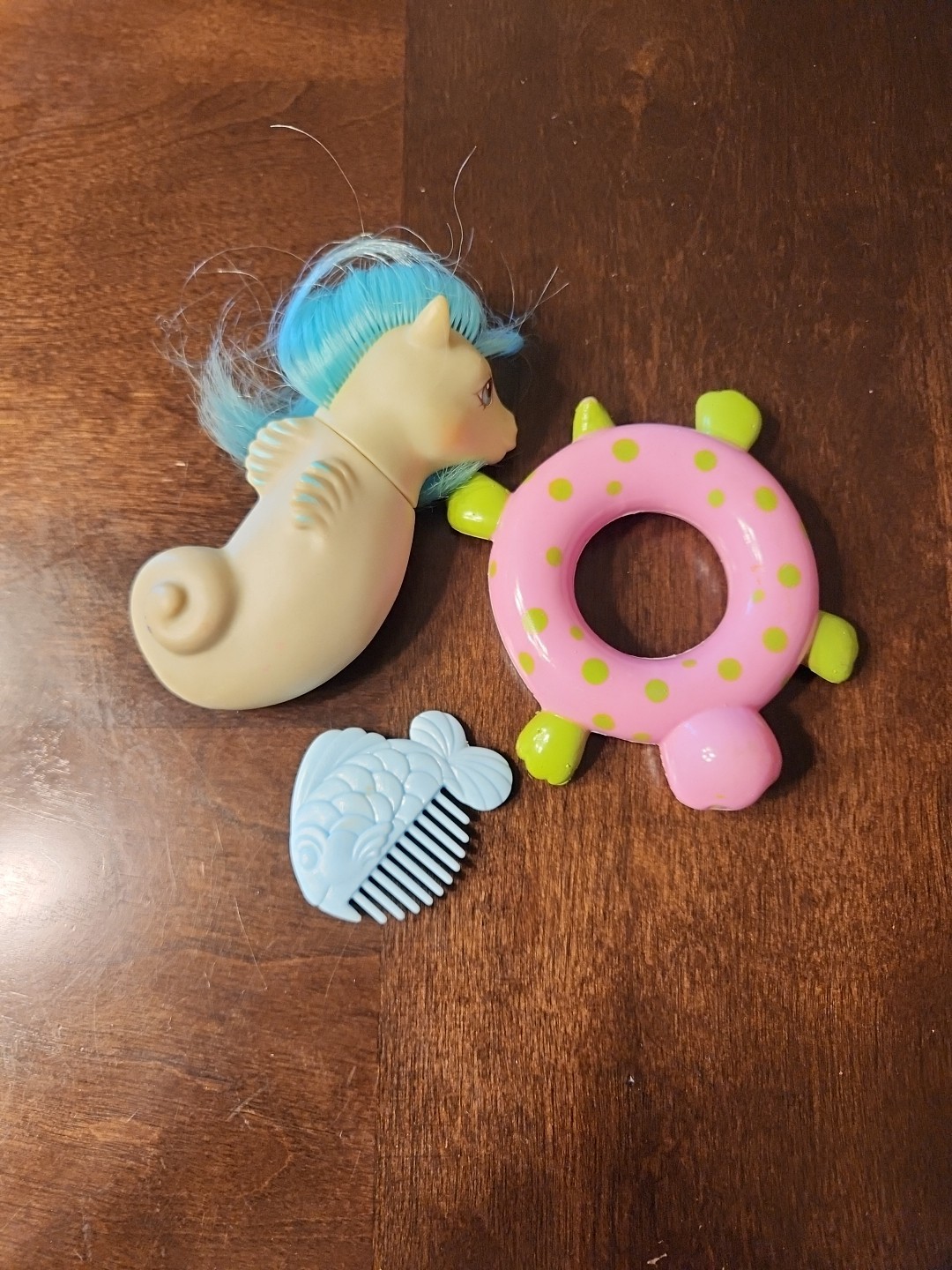 My Little Pony Sea Shimmer with Turtle Floatie & Comb 1984