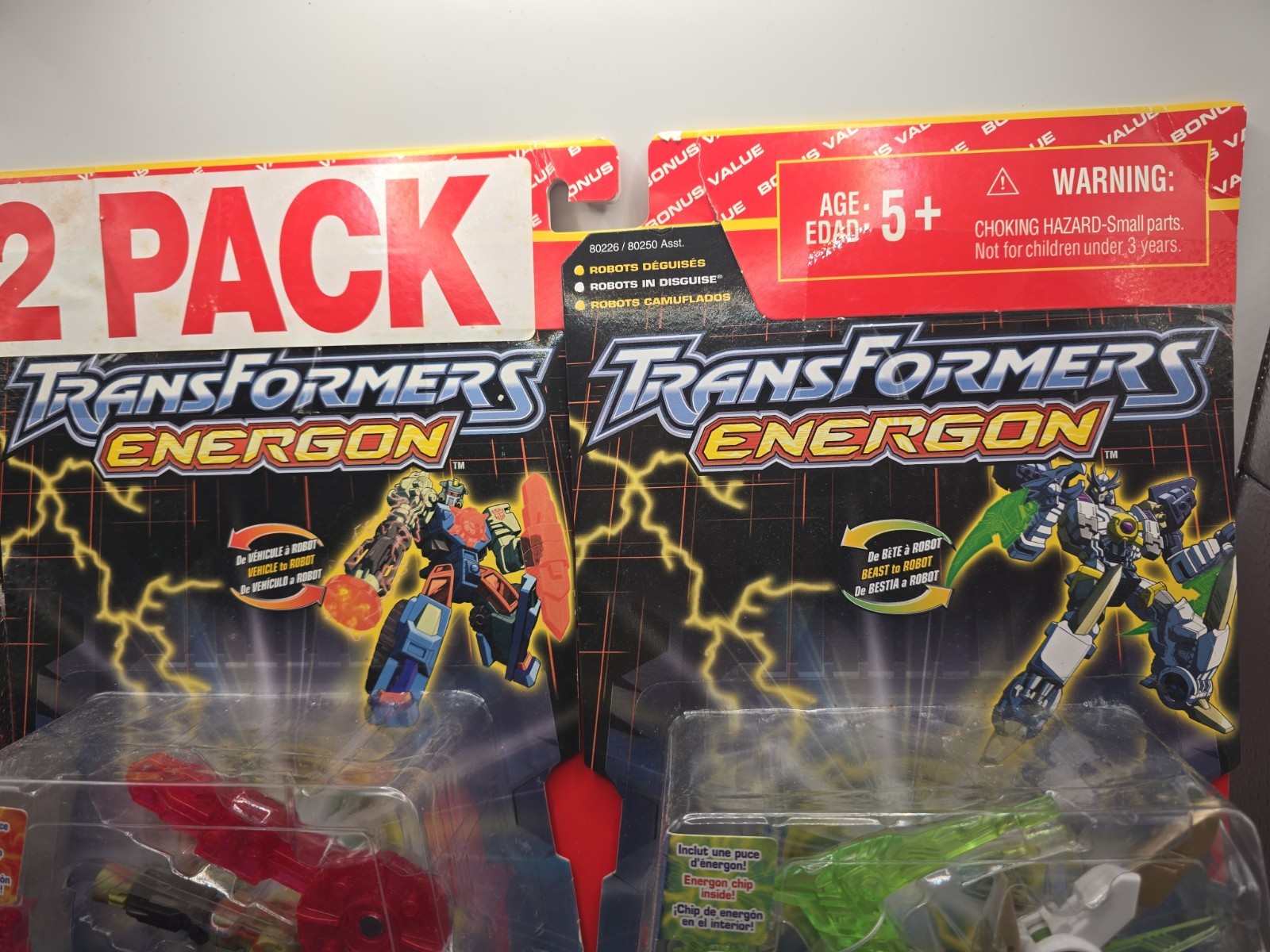 2002 Sealed New In Box 2 Pack Transformers Armada Signal Flare And Divebomb