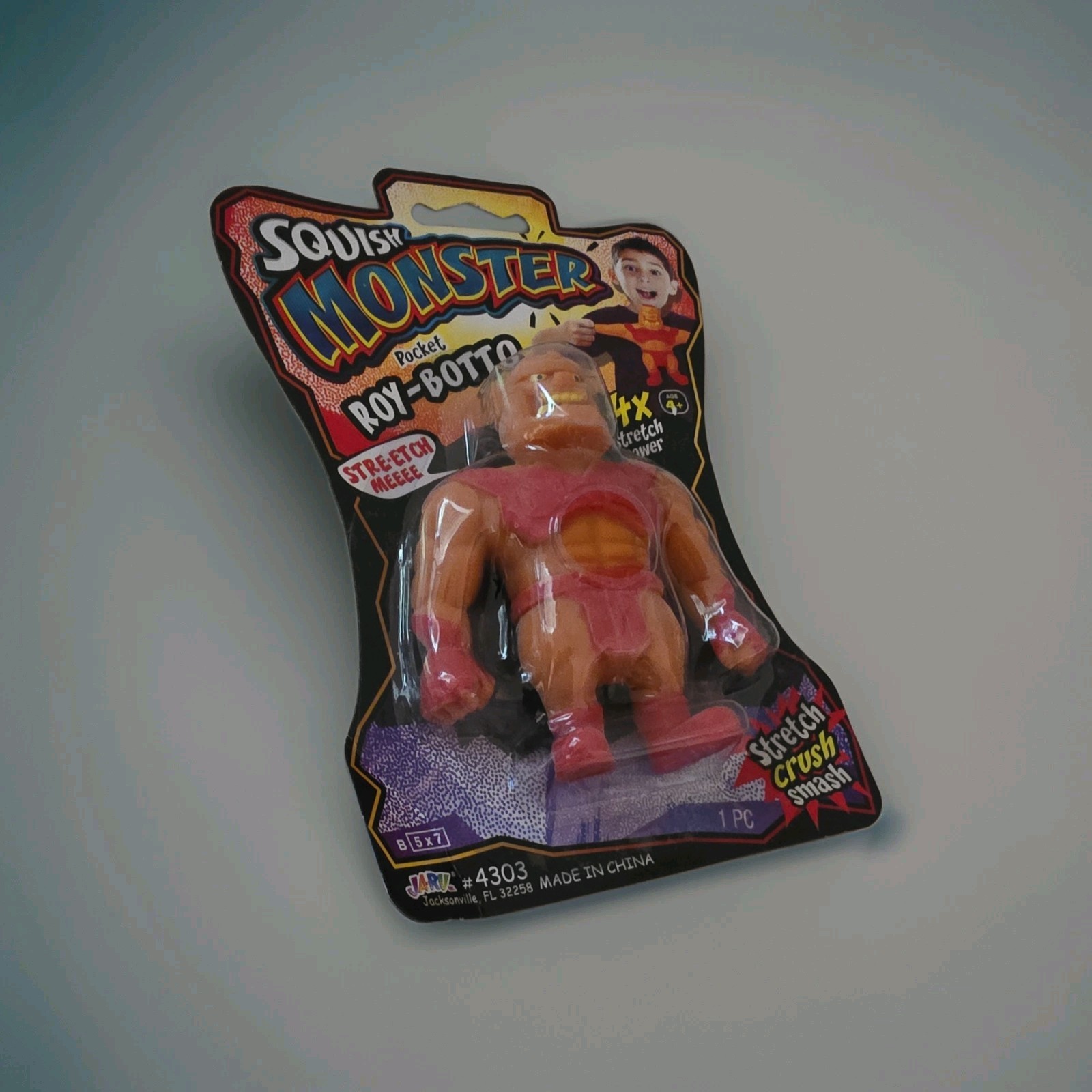 Squish Monster Pocket Roy-Botto Stretch Melee Action Figure 4+ 4X Stretch Power