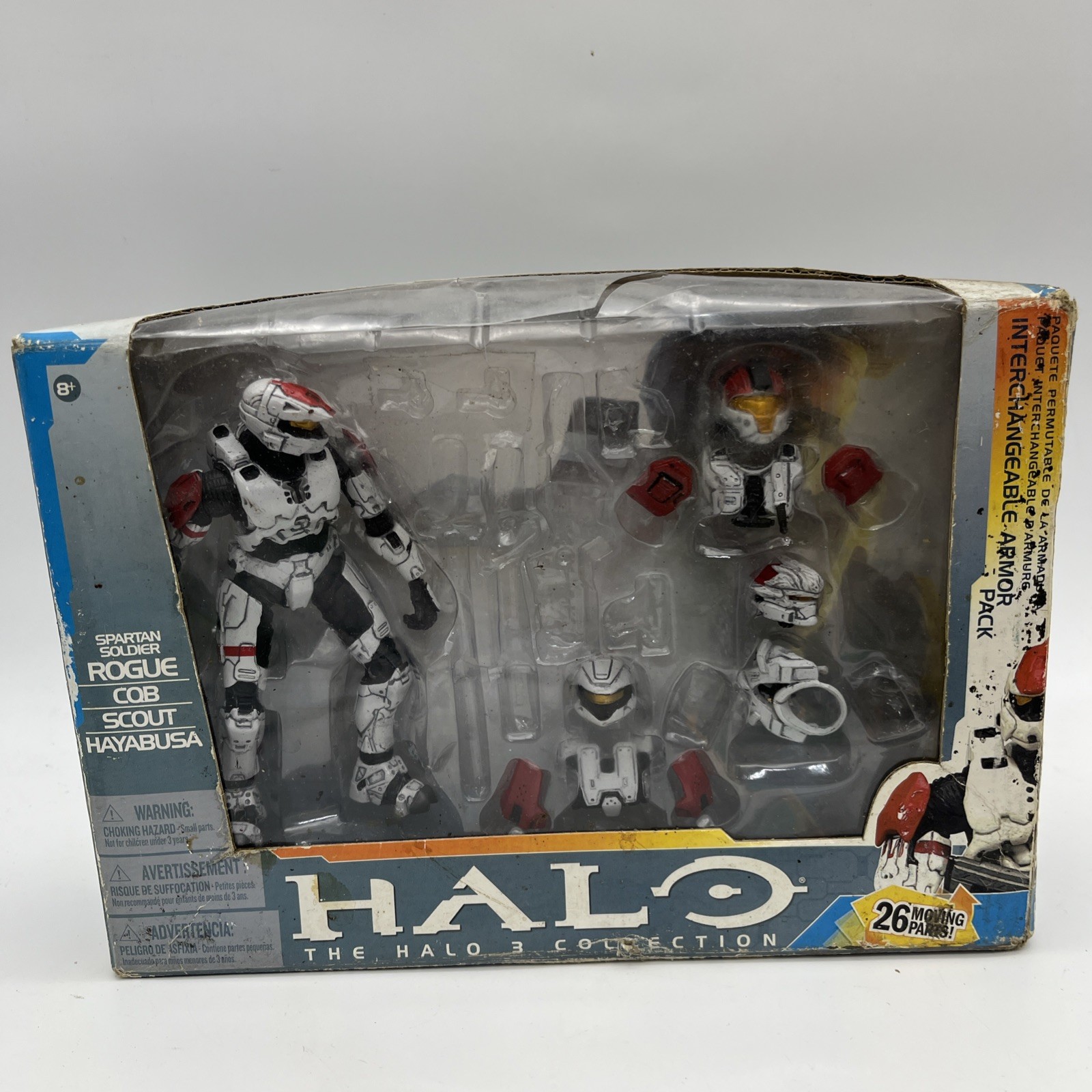 HALO THE HALO 3 COLLECTION SPARTAN SOLDIER ROGUE / CQB / SCOUT / HAYABUSA RARE