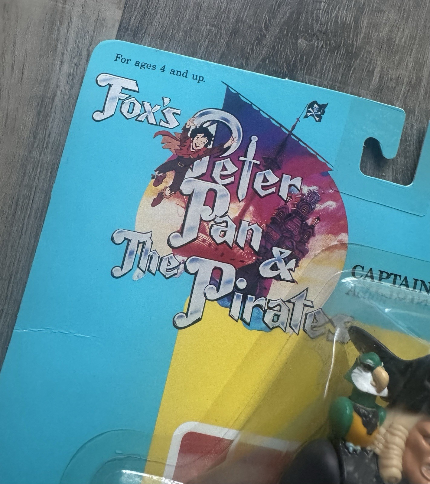 Fox&rsquo;s Peter Pan & The Pirates – Captain Hook Figure *New in Package* THQ 1991