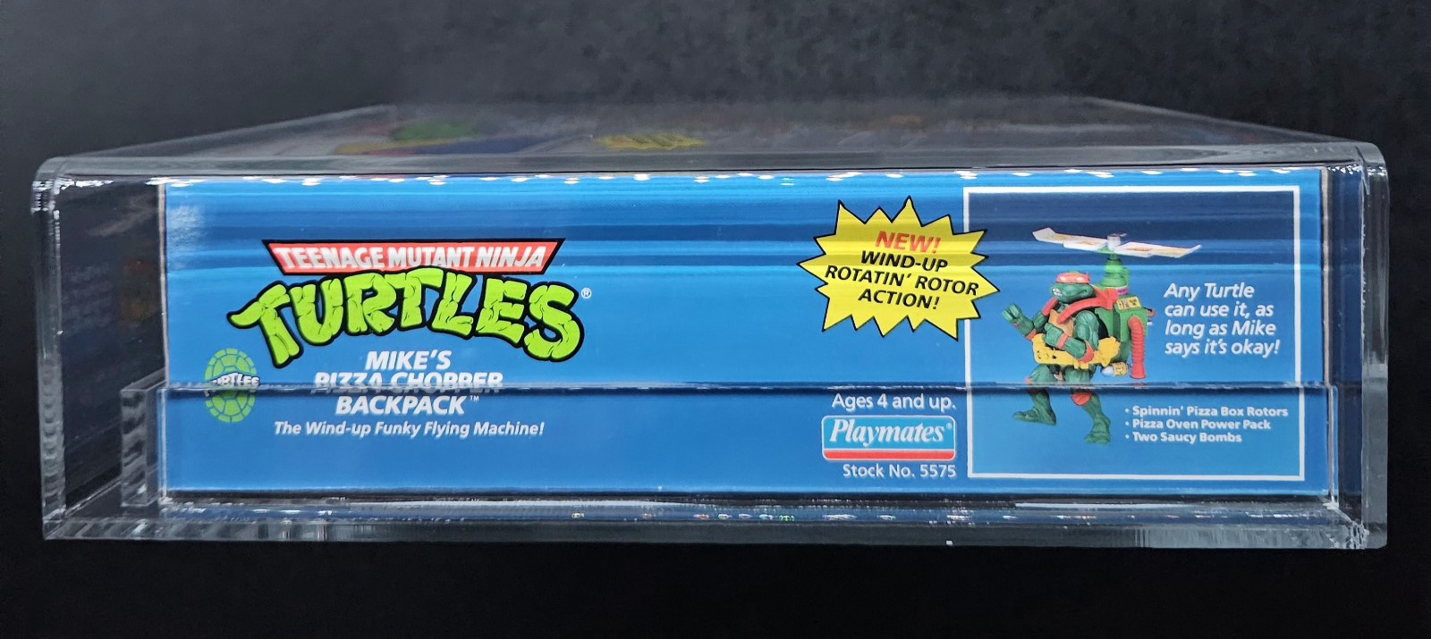 * Ninja Turtles MIKE&rsquo;S PIZZA CHOPPER TMNT – 1 of 2 in AFA 85 , None Higher! *