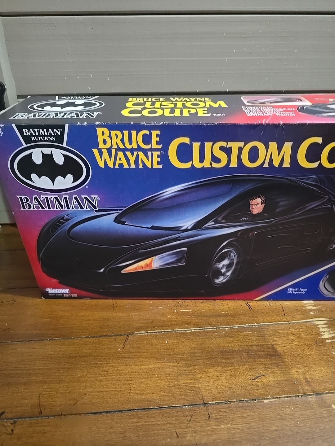 NEW 1991 Batman Returns Bruce Wayne Custom Coupe Kenner Sealed Vintage