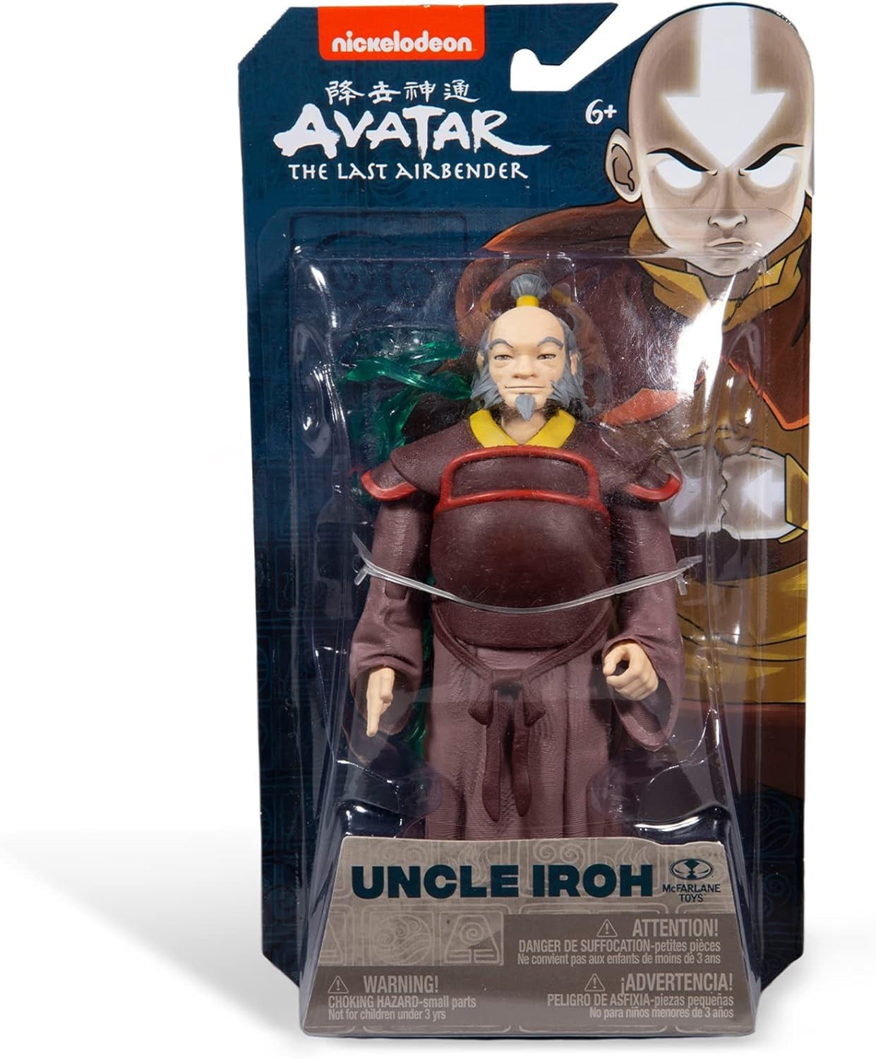 Avatar TLAB Uncle Iroh 5&Prime; Action Figure with Accessories – No Assembly Required