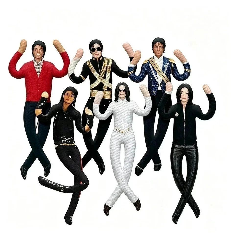 Michael Jackson Plush Doll Cosplay Stuffed Figure Collectible Room Decor Gift