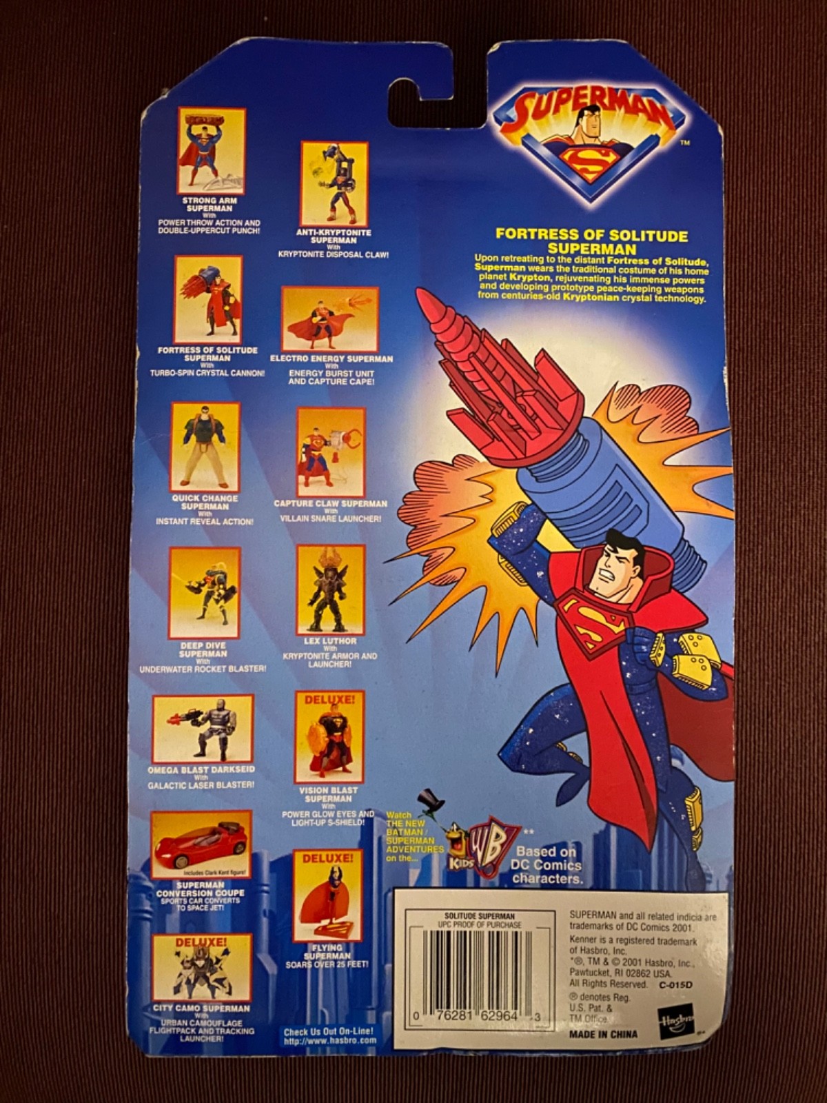 Kenner Superman Animated Show Action Figure Lot Capture Net Superman included