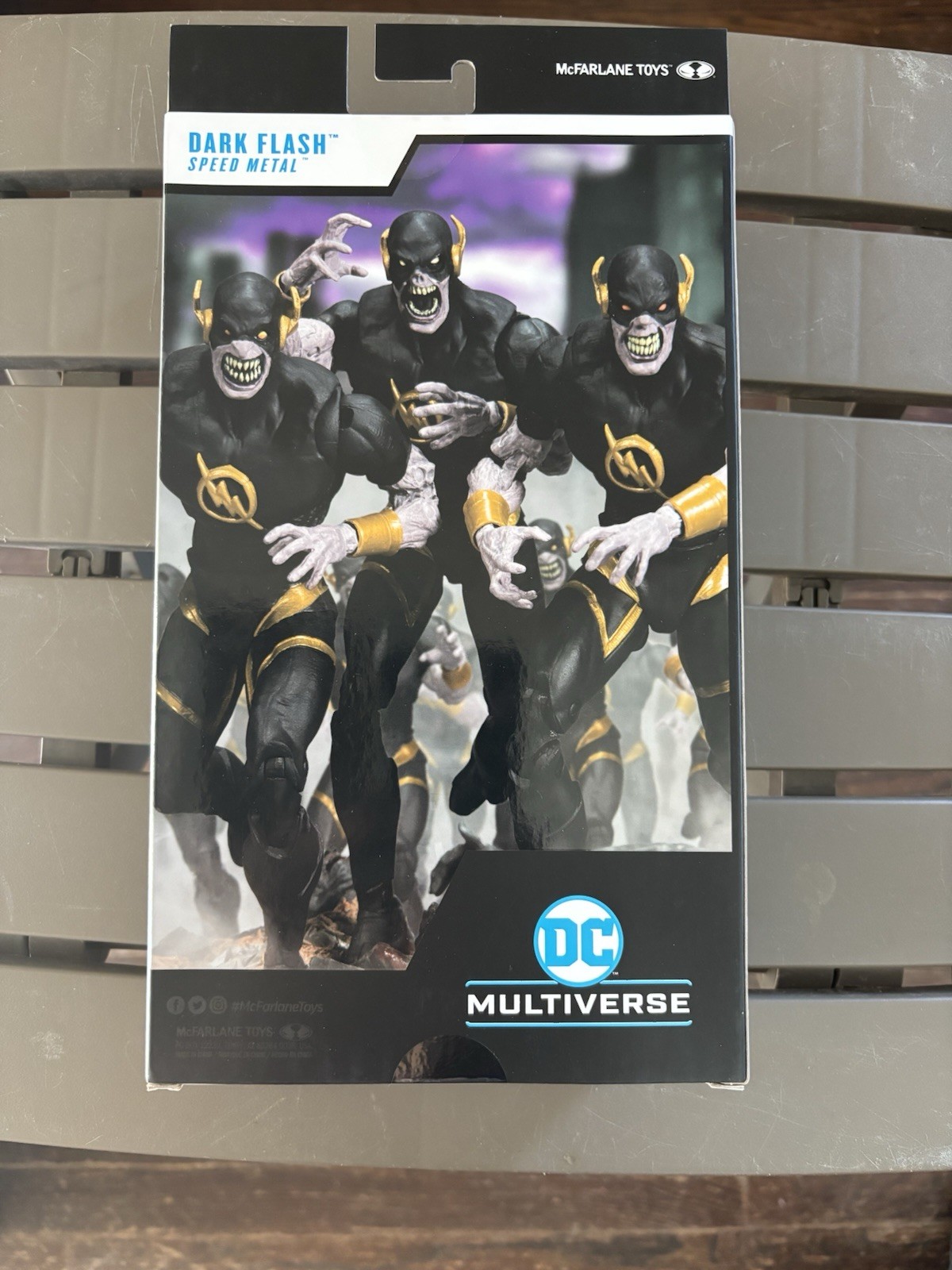 McFarlane Gold Label Collection DC Multiverse Dark Flash Speed Metal .