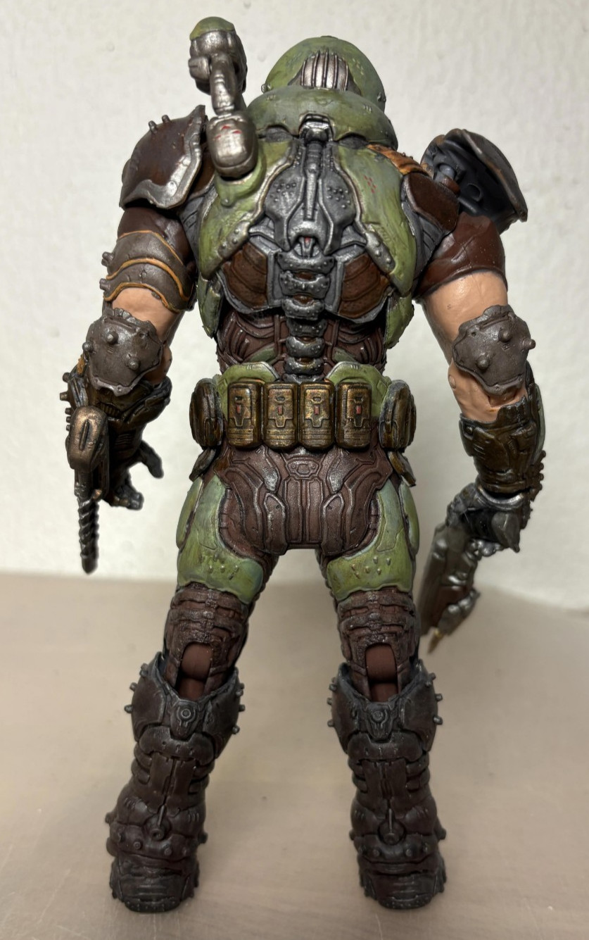 Custom Painted McFarlane Doom Slayer DOOM Eternal Figure