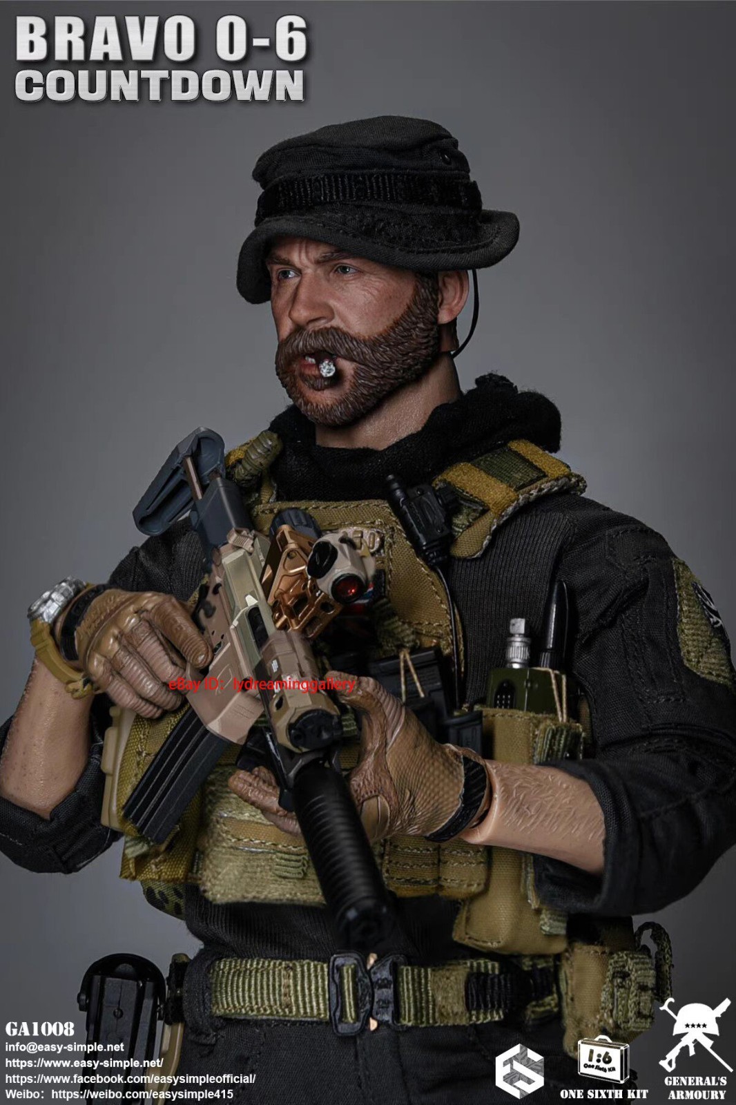 EASY&SIMPLE GA1009 Bravo 0-6 Countdown 1/6 Scale Limited Edition Action Figure