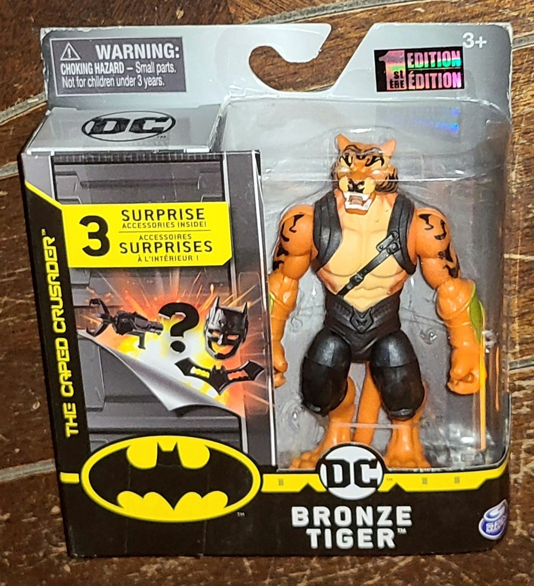 DC Batman Caped Crusader 1st Edition: BRONZE TIGER 4&Prime; Figure w/Accessories!