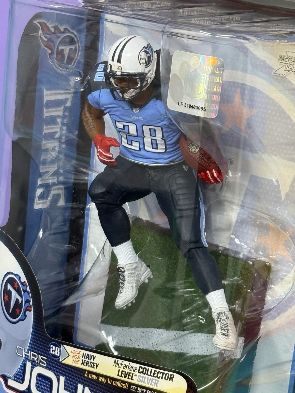 Chris Johnson McFarlane NFL Series 24 Tennessee Titans Figure NEW 2010