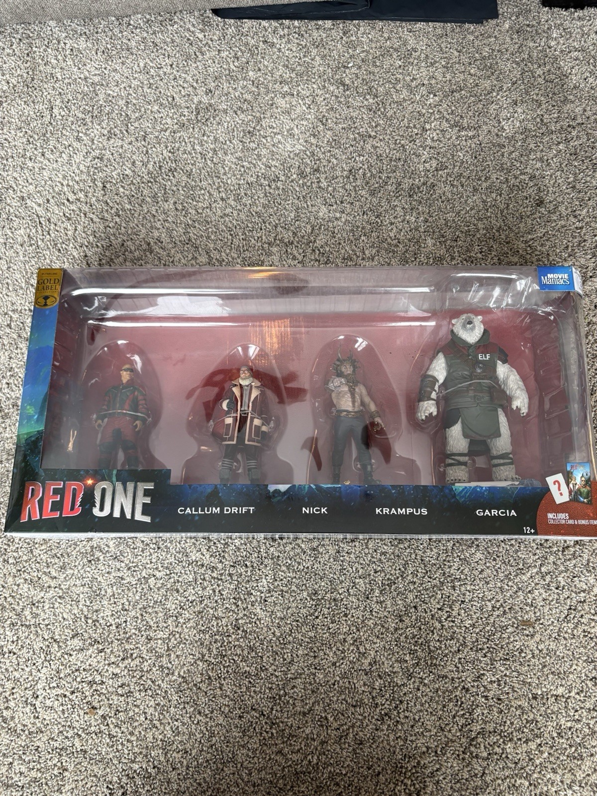 Red One Callum Drift, Nick, Garcia & Krampus 6in Posed Figure 4pk, Gold Label