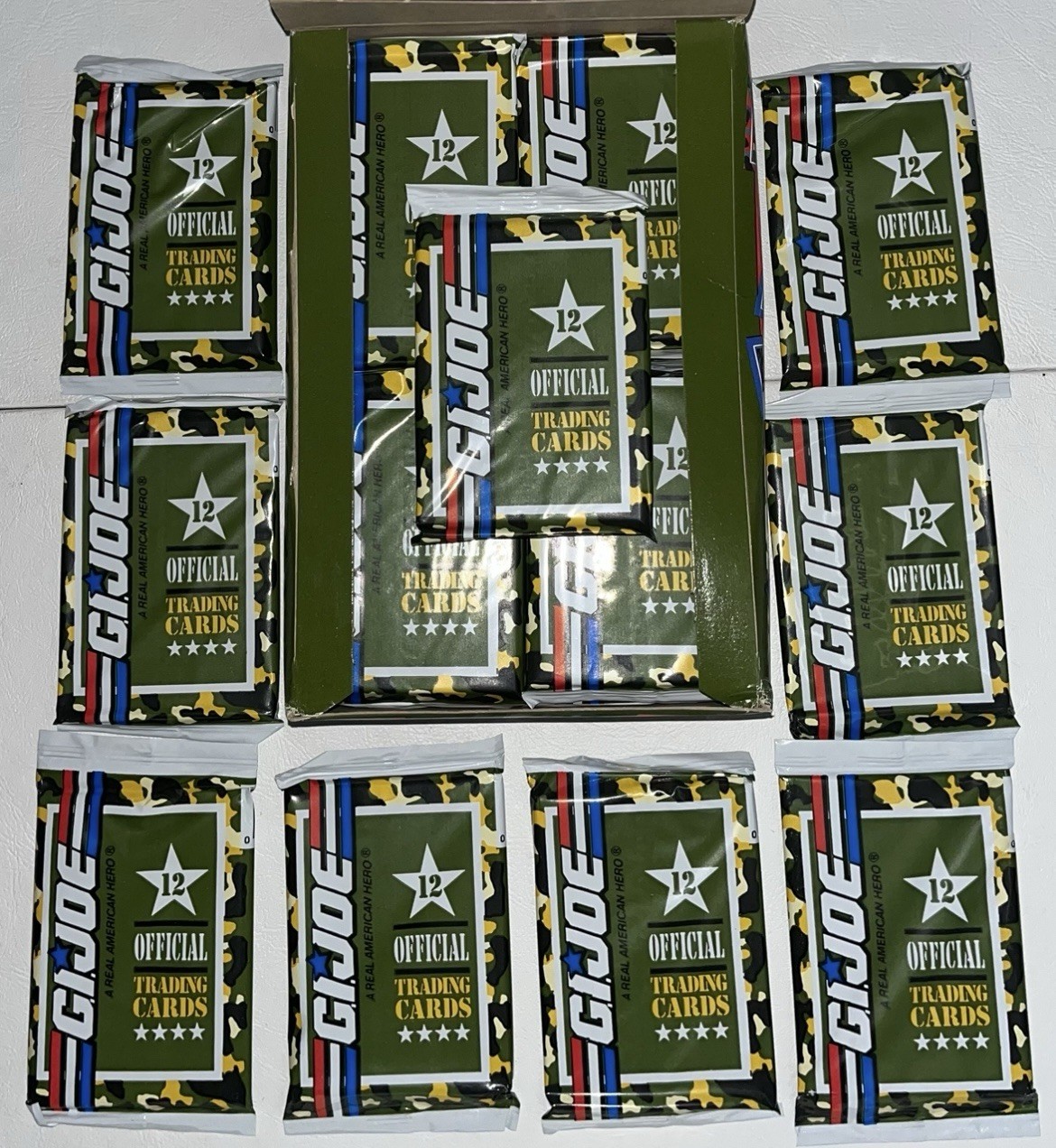 4 PACKS SEALED GI JOE TRADING CARDS 1991 ARAH VINTAGE HASBRO COBRA