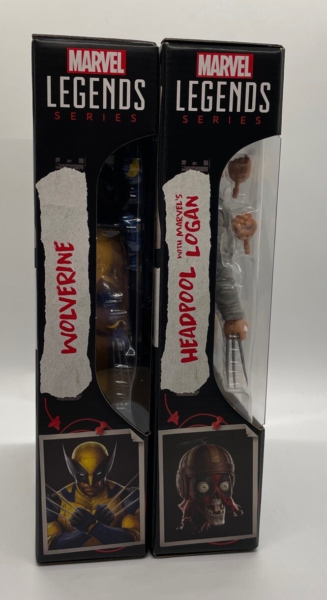 Hasbro Marvel Legends Deadpool And Wolverine Movie Headpool Logan & Wolverine