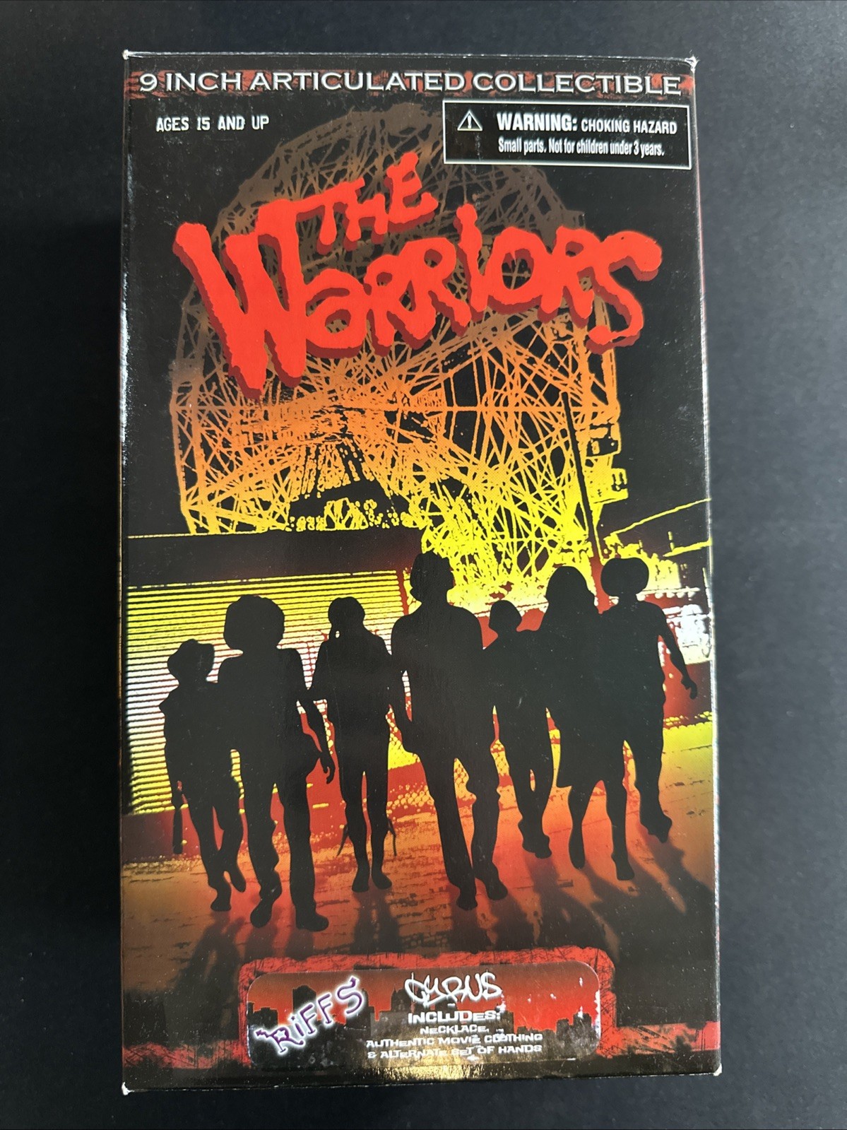 Warriors CRYUS 9&Prime; Articulated Collectible 2008 Mezco BOX ONLY No Figure