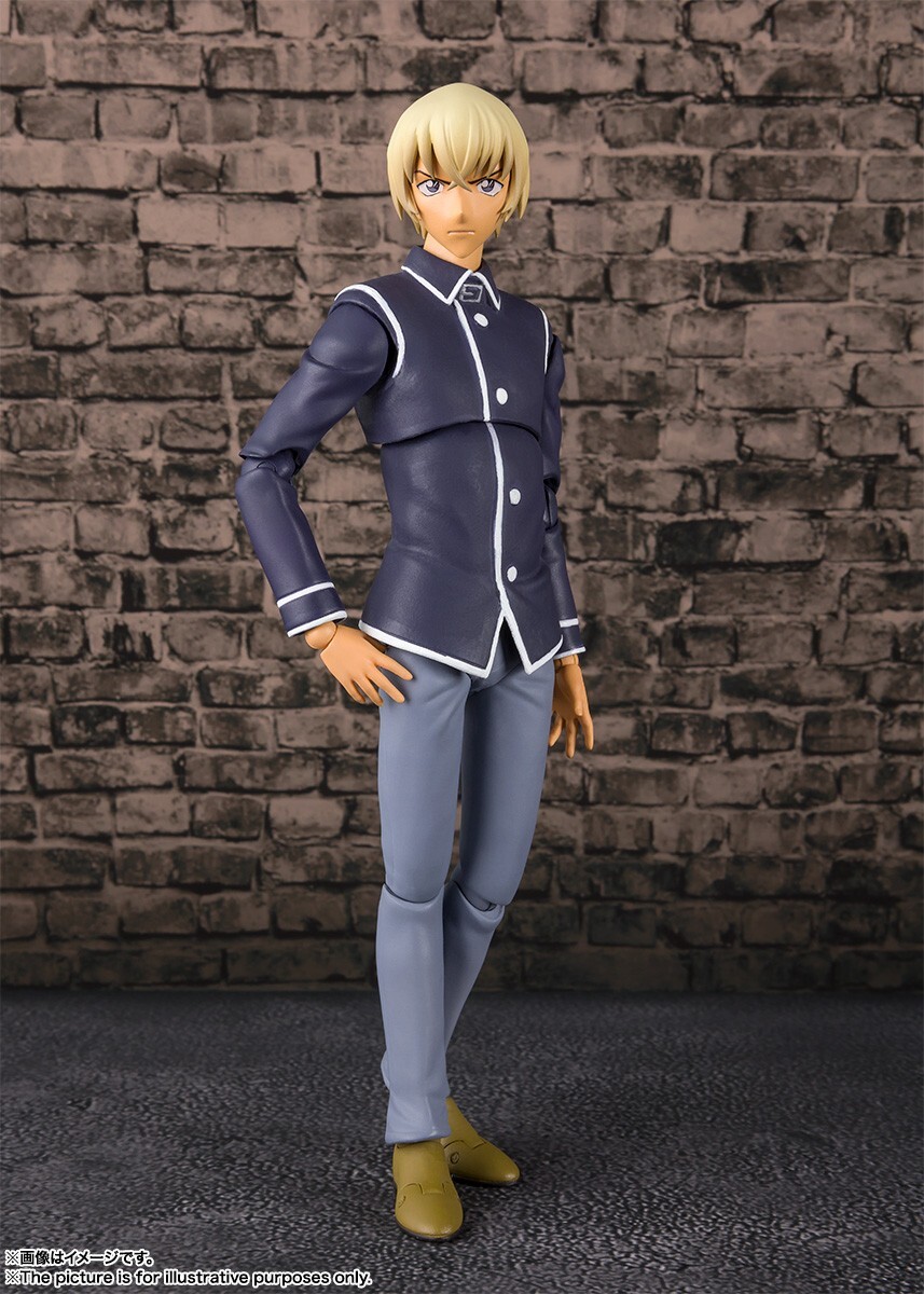 BANDAI S.H.FIGUARTS DETECTIVE CONAN TORU AMURO 160mm ACTION FIGURE