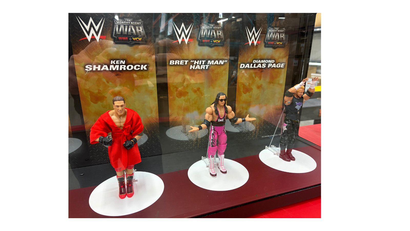 Mattel Retail Store Display Case – WWE Elite Collection & Masters of the Univ.