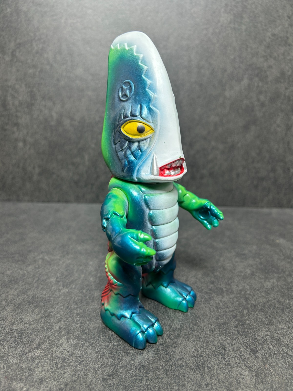 Marusan Guiron Sofubi 7.8&Prime; Soft Vinyl Figure Gamera Vintage 1998 w/ Header & Bag